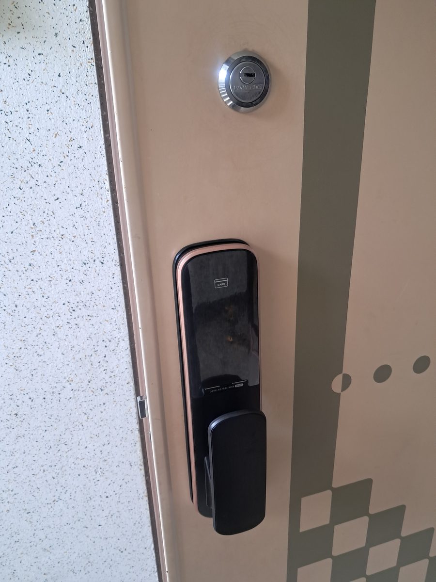 가양동 출장도어락 - 푸시풀 도어락 설치 사진